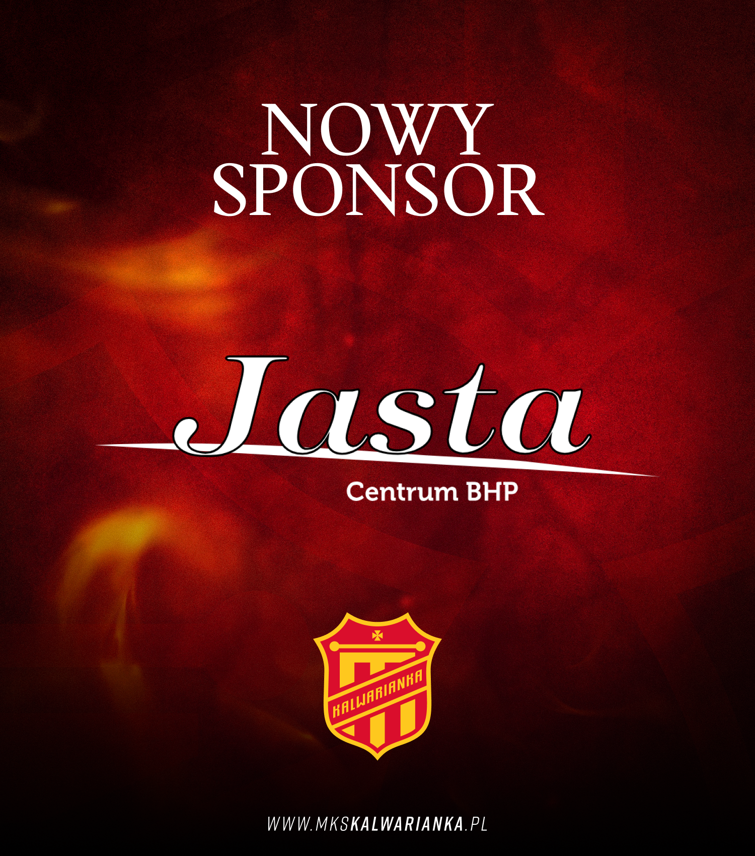 Firma Jasta Centrum BHP sponsorem Żółto-Czerwonych!