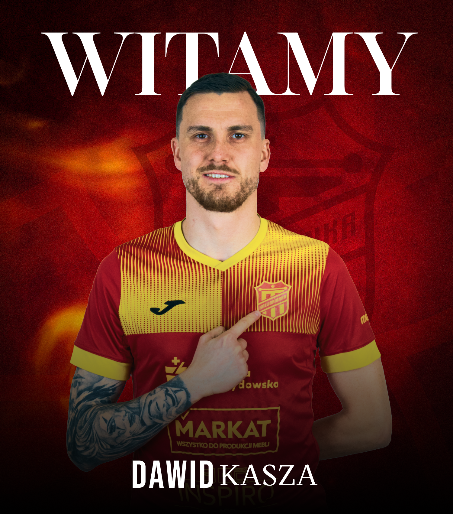 Dawid Kasza dołącza do Żółto-Czerwonych!